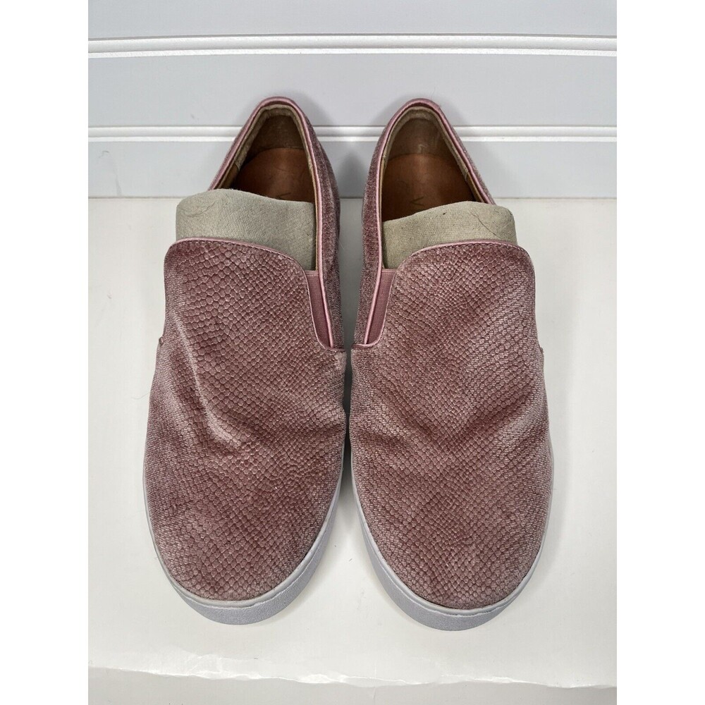 Vionic Midi Holiday Slip On Sneakers Shoes Women’s Size 7 Blush Velvet Pink - Picture 6 of 12